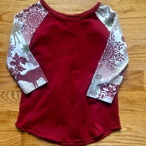 Sew Sassy Holiday Shirt Size 2